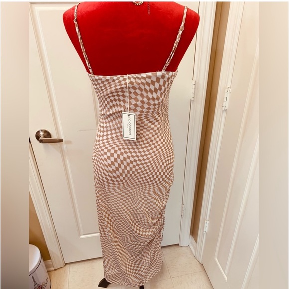 NWT SPAGHETTI STRAP RUCHED MAXI DRESS - Picture 7 of 12